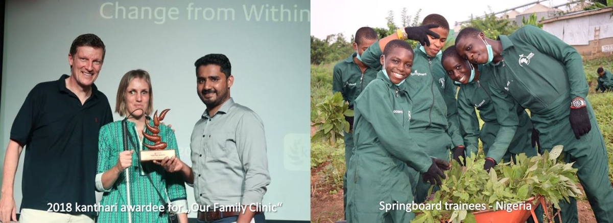 2018 kanthari award and beneficiaries of Springboard Nigeria